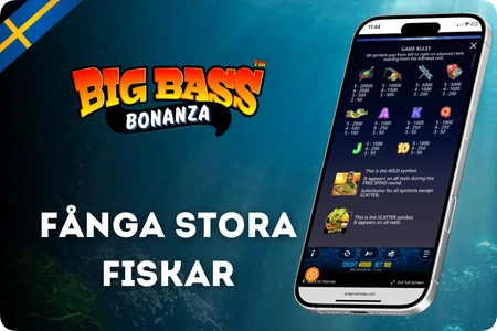 Fisherman Wild samlar Money Fish-värden i Big Bass Bonanza slot